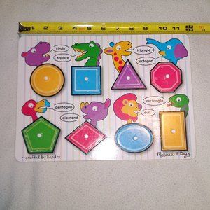Melissa and Doug Shapes Puzzle  Baby Toddler Toy